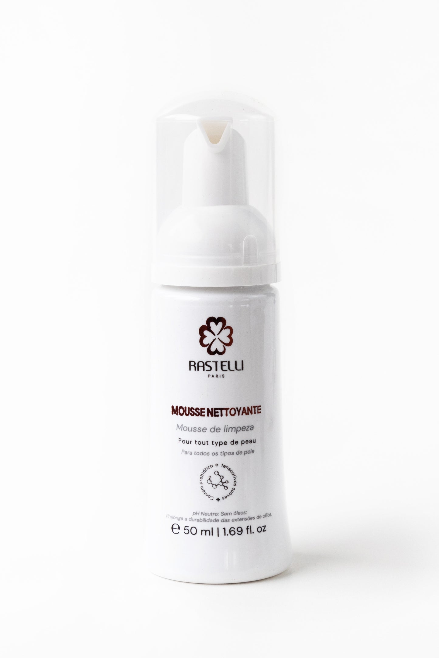 Mousse nettoyante extensions de cils - Rastelli Paris