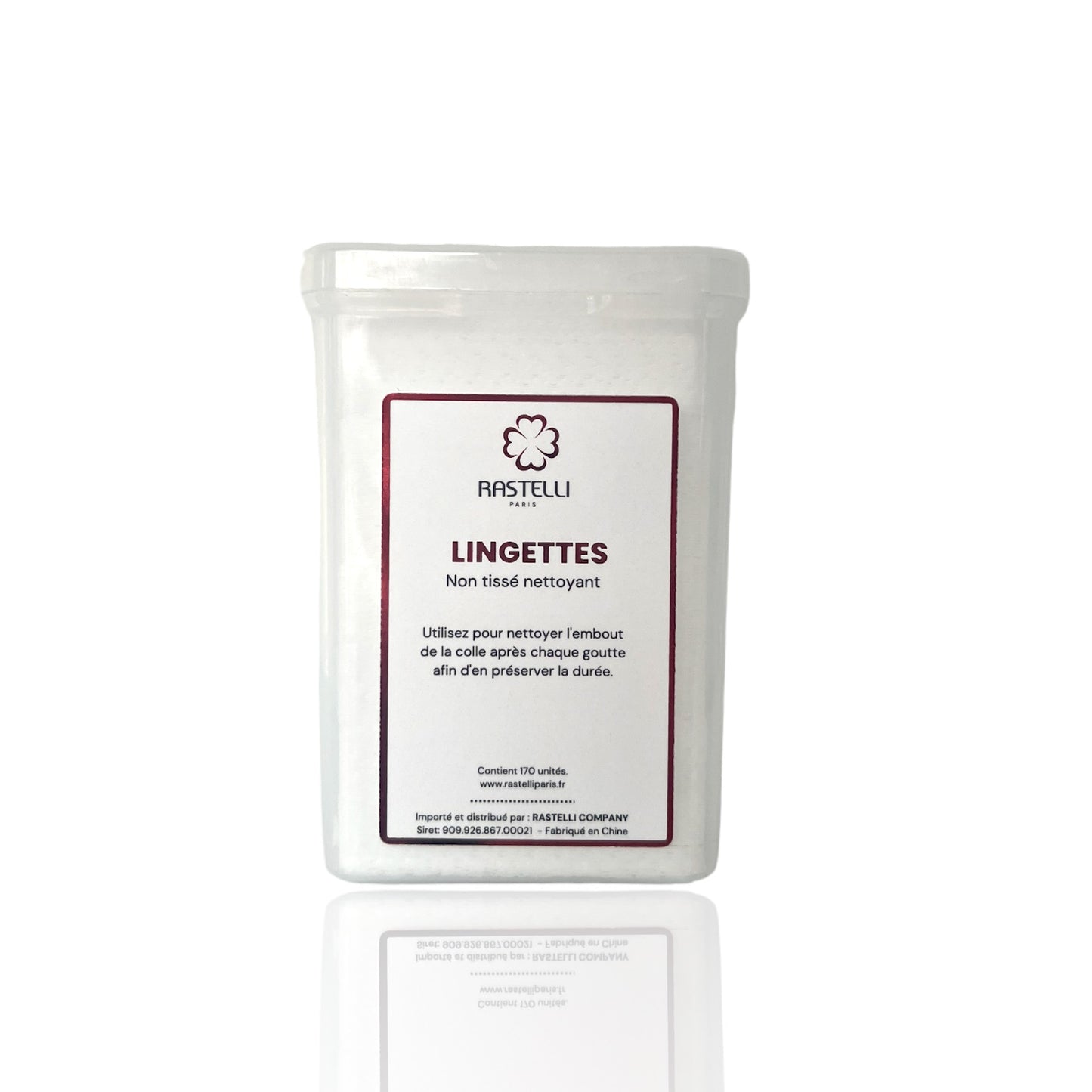 Lingettes pour colle à extension de cils - Rastelli Paris