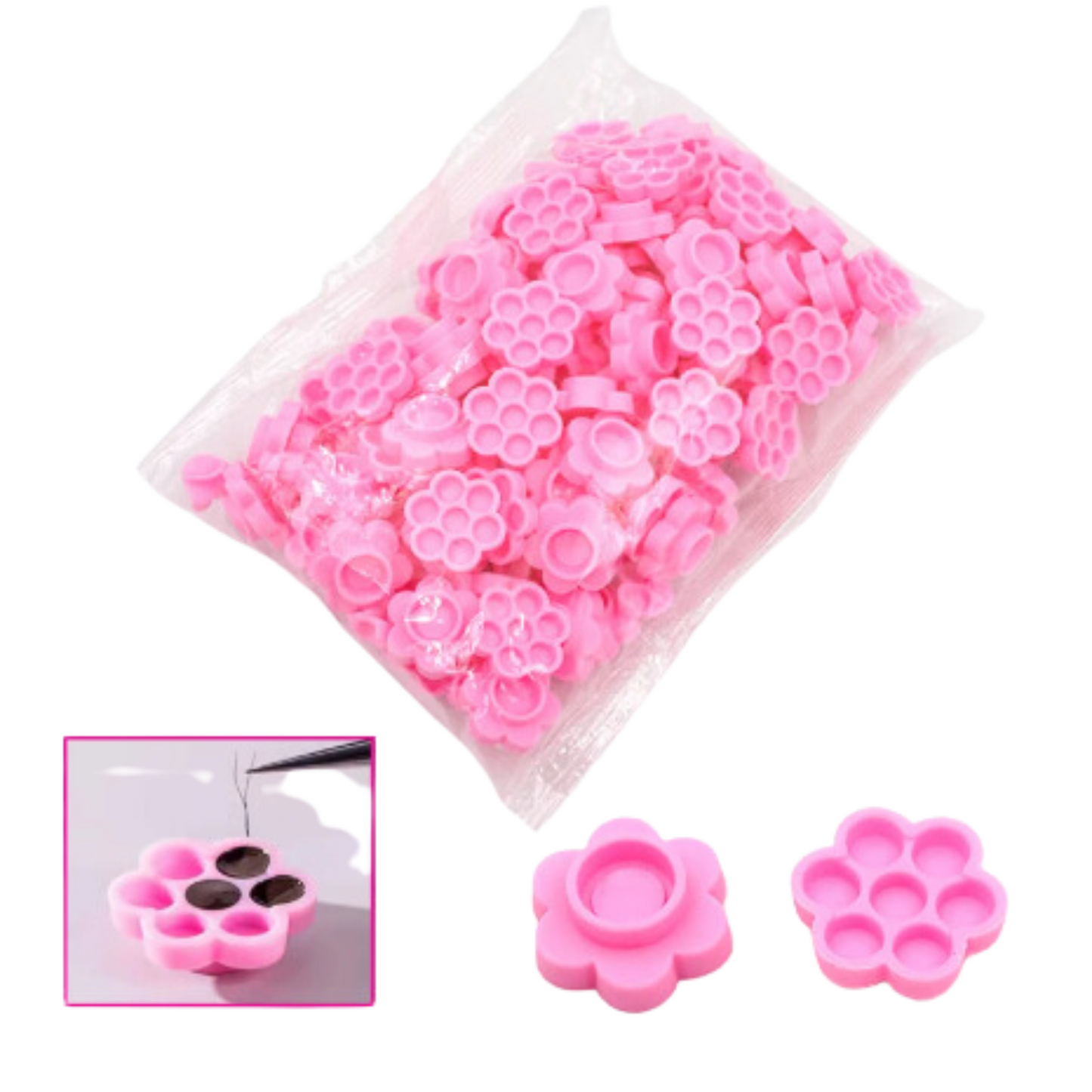 Support colle jetable extensions de cils