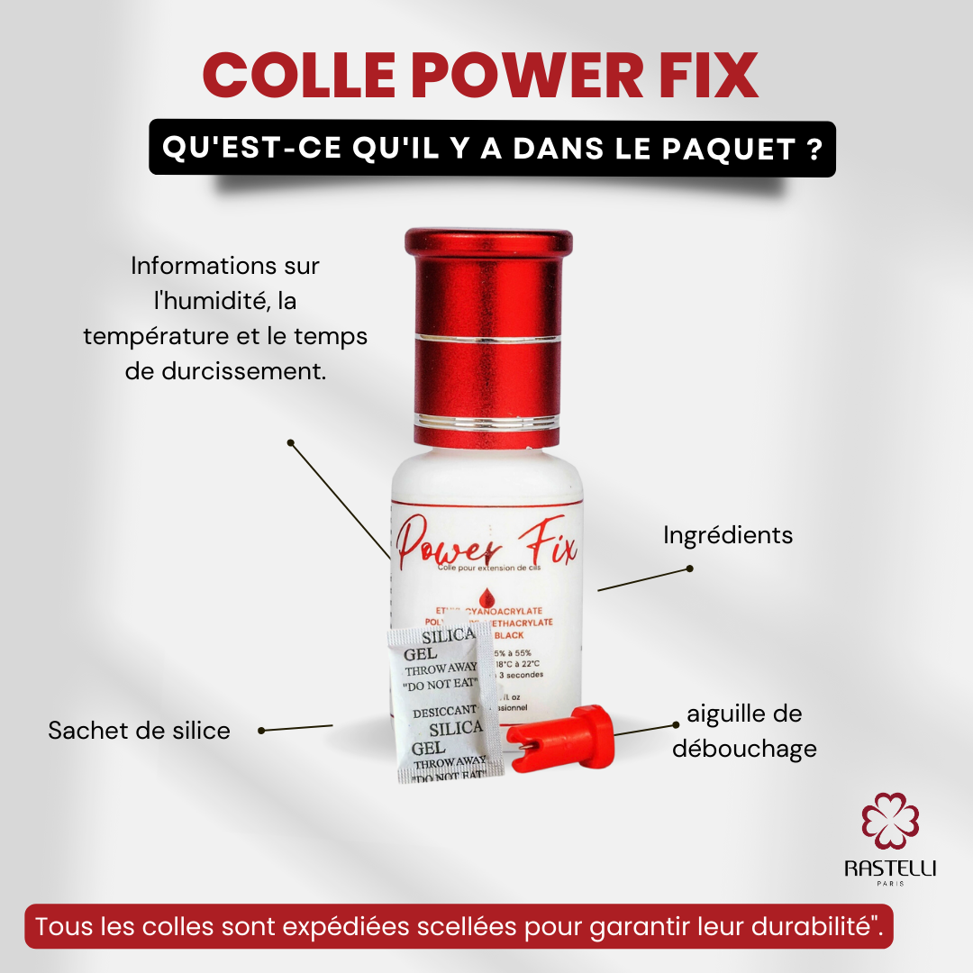 Colle Power Fix - 1 à 3 secondes - Rastelli Paris
