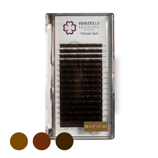 Cils marron 0.07 – Moka, Chocolat et Dark Brow