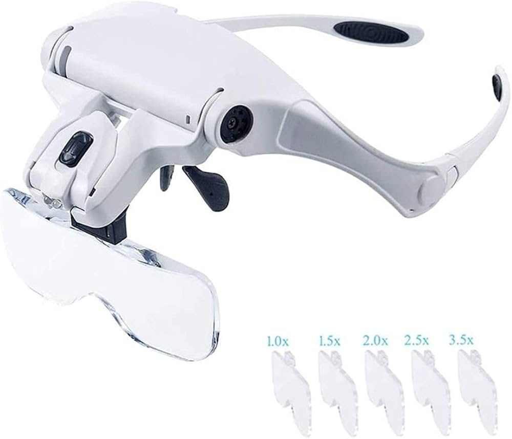 Lunette loupe éclairage spéciale extensions de cils
