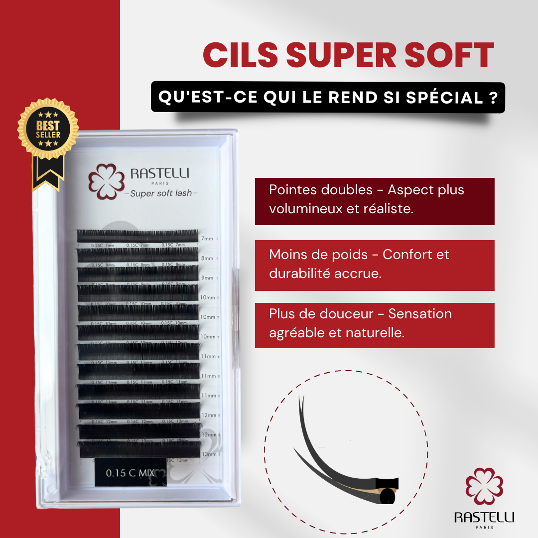 Cils à cils Super Soft - 0.15 - Rastelli Paris