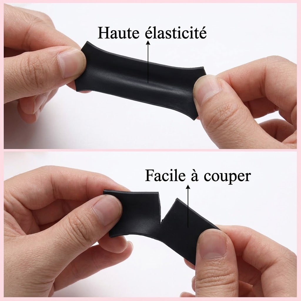 Ruban mousse UV noir