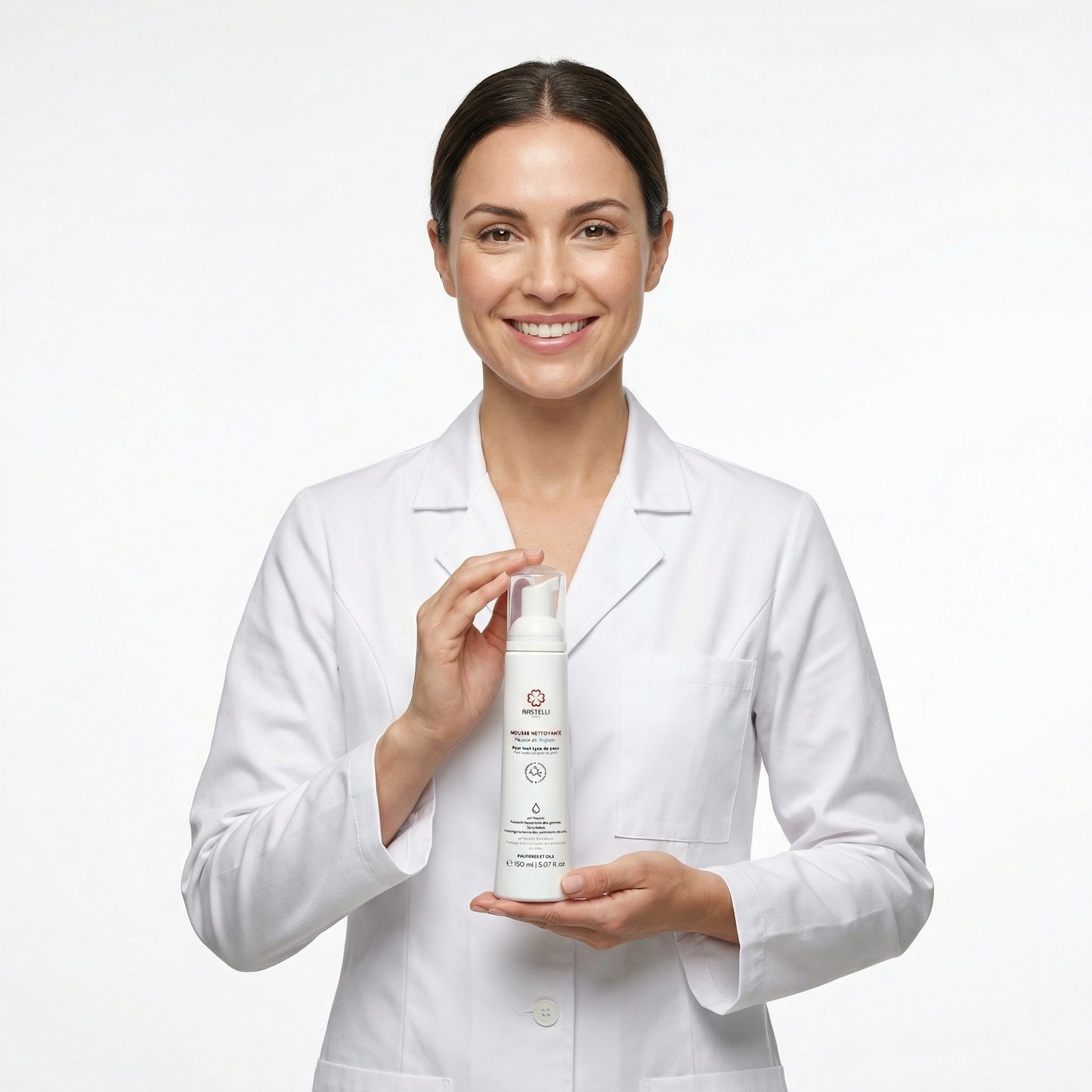 Mousse nettoyante extensions de cils