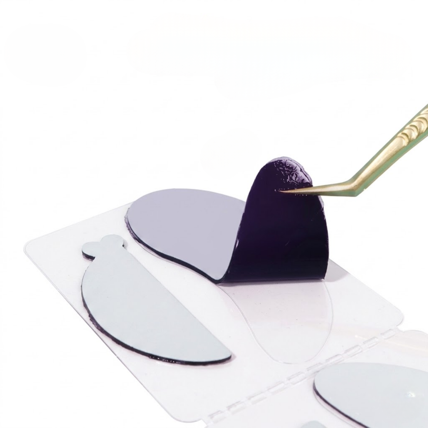 Patchs pour les yeux réutilisables en silicone